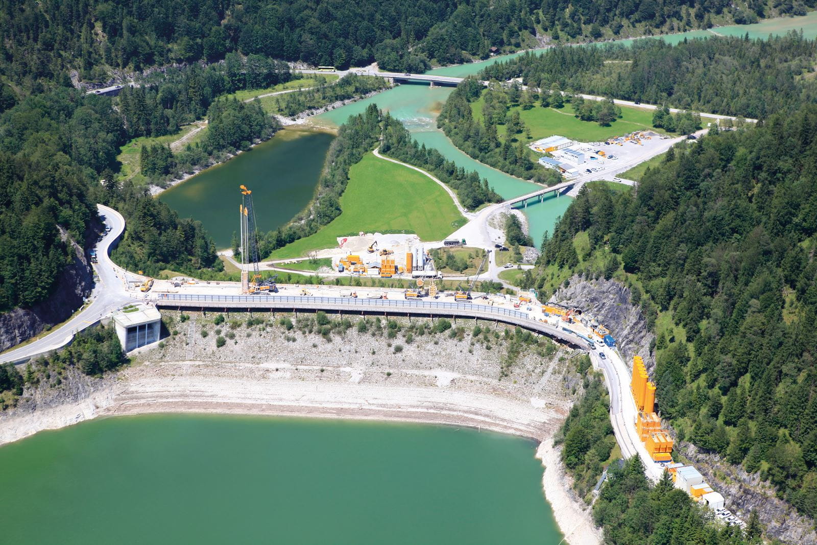 Sylvensteinspeicher Staumauer